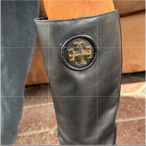 Tory Burch Black Leather women’s  Boots size 7